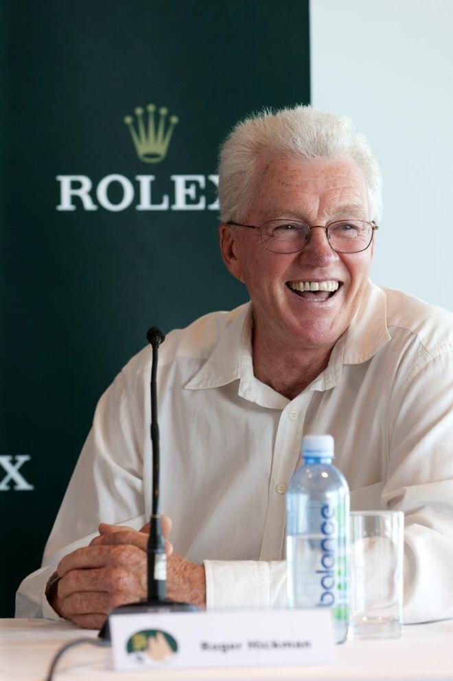 Roger Hickman, skipper of Wild Rose at the Rolex Sydney Hobart media conference.  ©  Andrea Francolini Photography http://www.afrancolini.com/